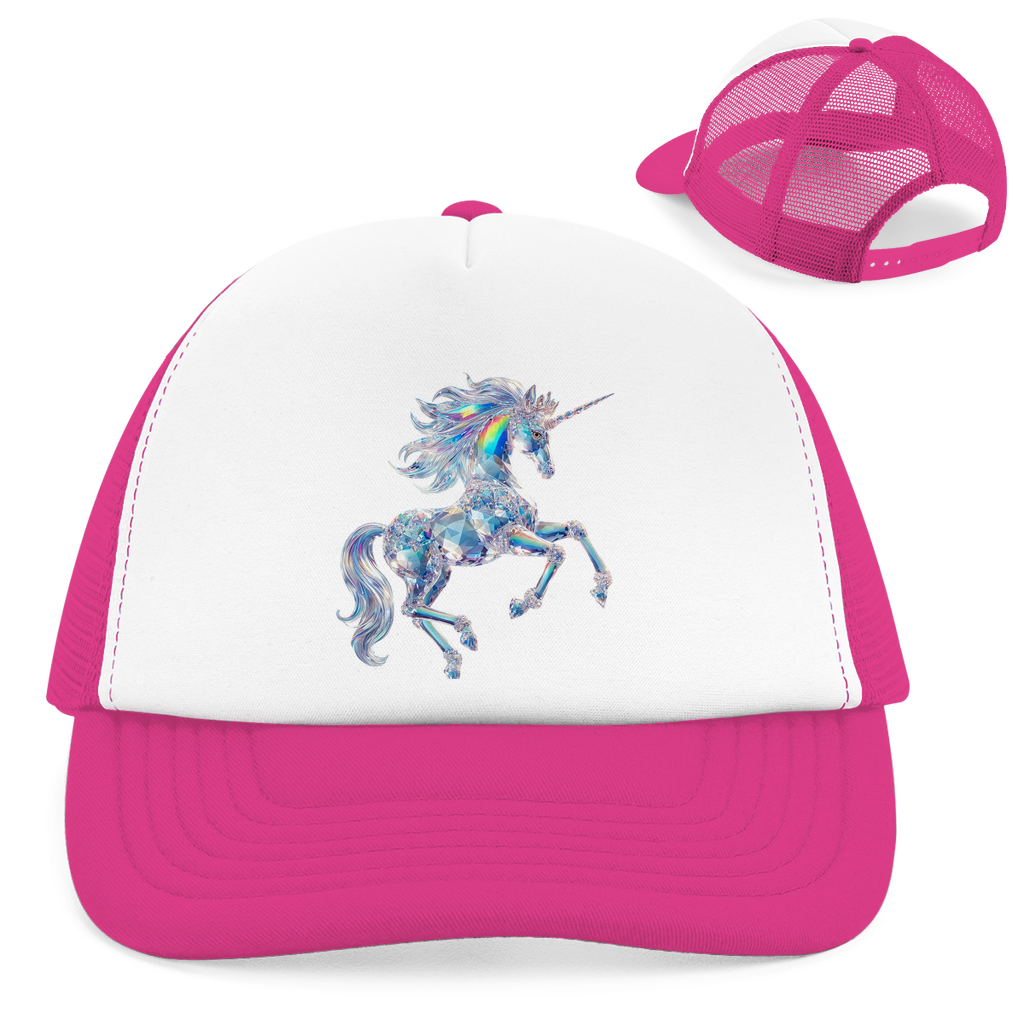 Retro Trucker Cap Kristall-Einhorn