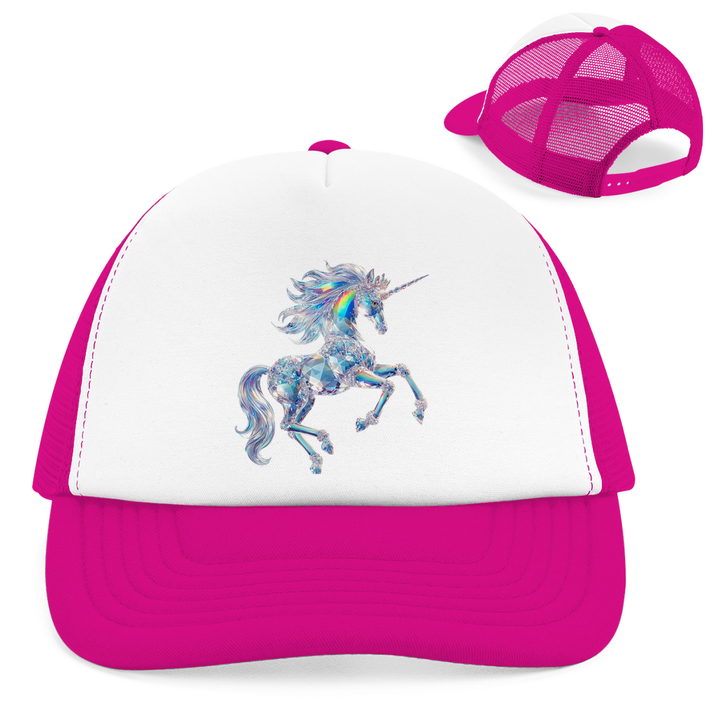 Retro Trucker Cap Kristall-Einhorn