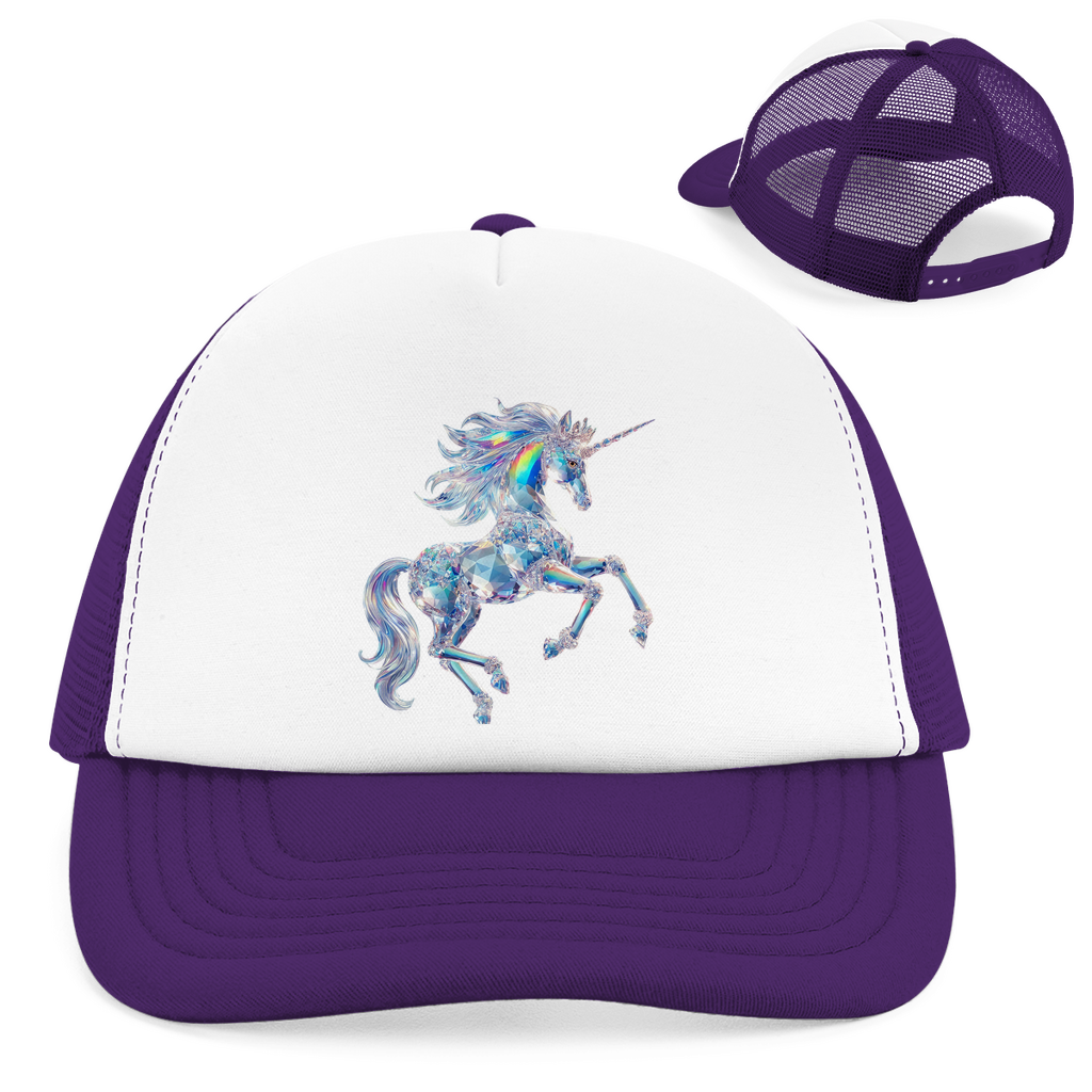 Retro Trucker Cap Kristall-Einhorn