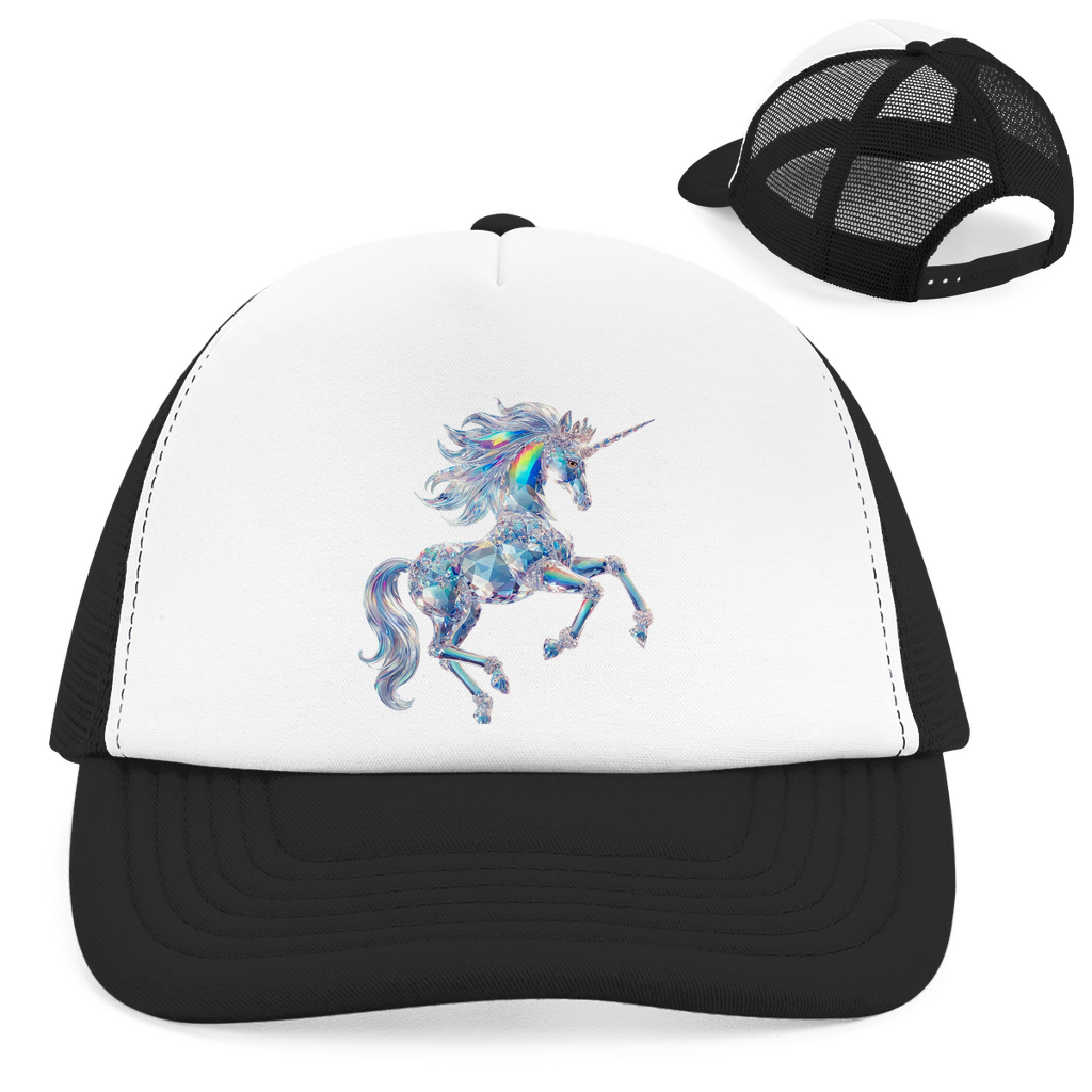 Retro Trucker Cap Kristall-Einhorn