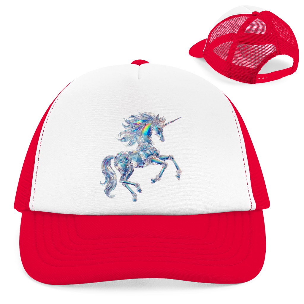 Retro Trucker Cap Kristall-Einhorn
