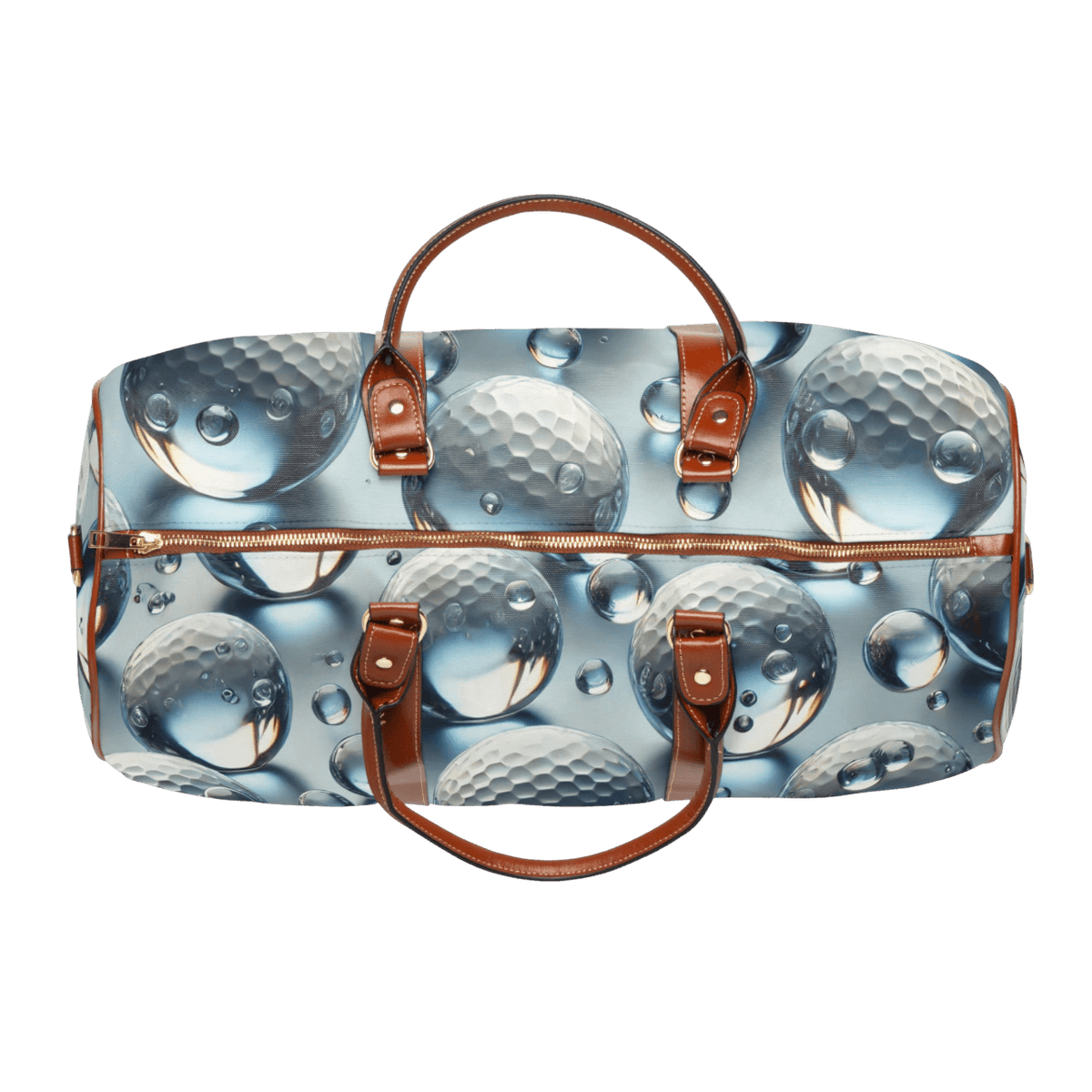 Elegante wasserdichte Freizeit- und Reisetasche: Golfballdesign in 3D-Optik