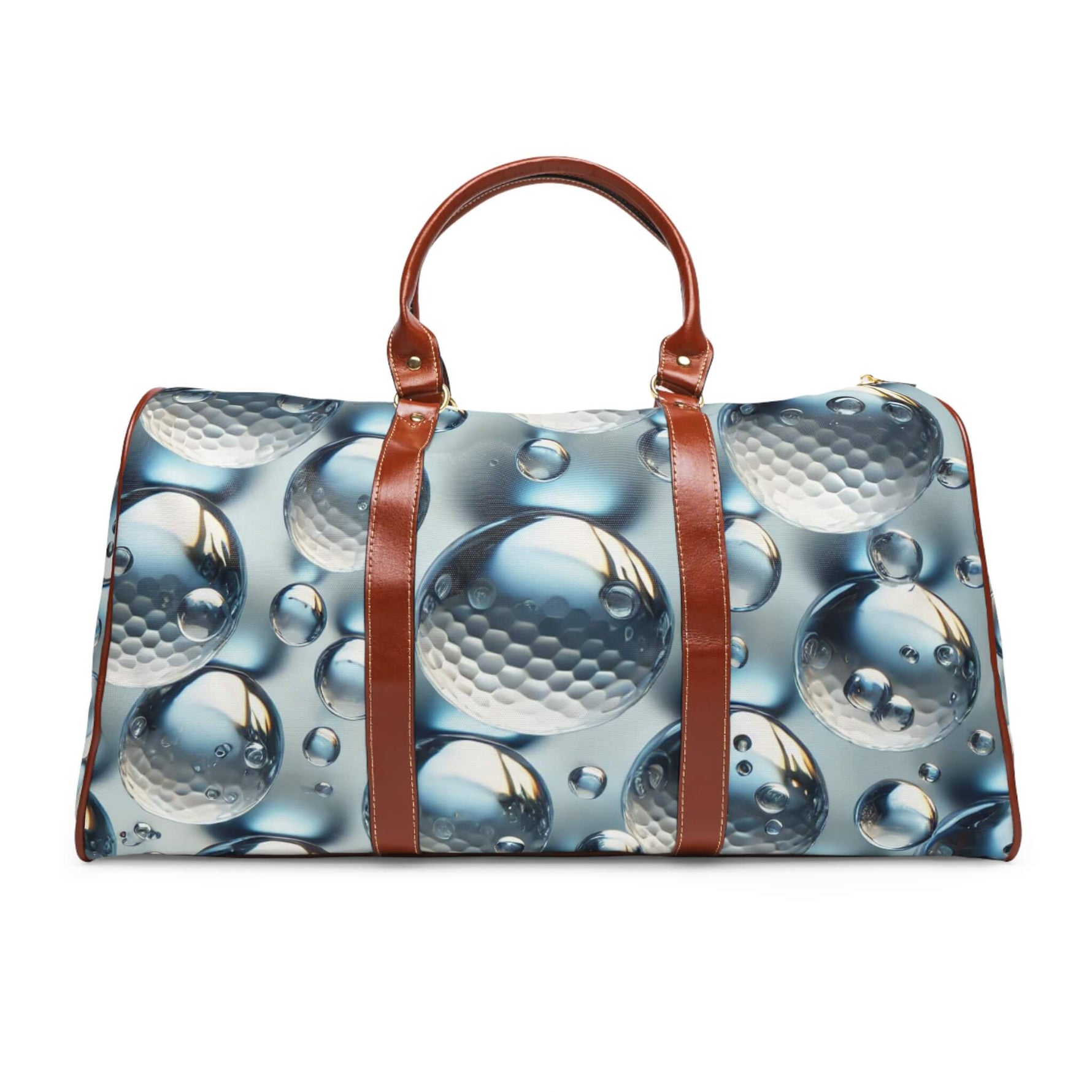 Elegante wasserdichte Freizeit- und Reisetasche: Golfballdesign in 3D-Optik