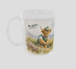 Video 360 Grad Ansicht Humorvolle Golf Tasse "My HCP? Ask the Rough mit Hochland Rind"